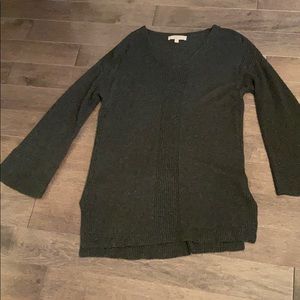 Loft Tunic Sweater grey Large bell sleeves